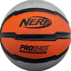 Assorted*Nerf Proshot Rubber Basketball in Multi