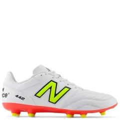 Football Boots*New Balance 442 V2 Firm Ground Football Boots in White