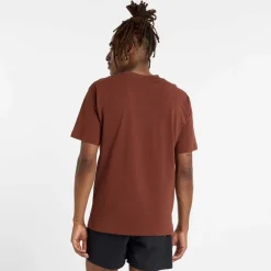T-Shirts And Vests*New Balance Athletics Cotton T-Shirt in Brown
