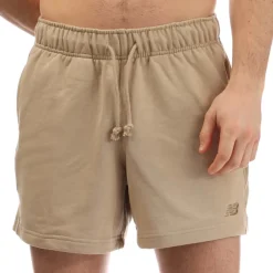 Shorts*New Balance Athletics French Terry 5 Shorts in Stone