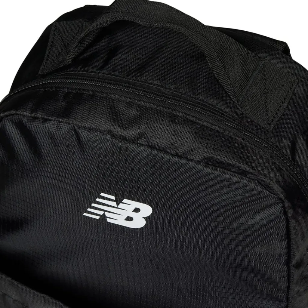 Bags*New Balance Black Essential Backpack with Logo in Black