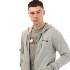 Sweatshirts*New Balance Classic Core Full-Zip Hoodie in Grey