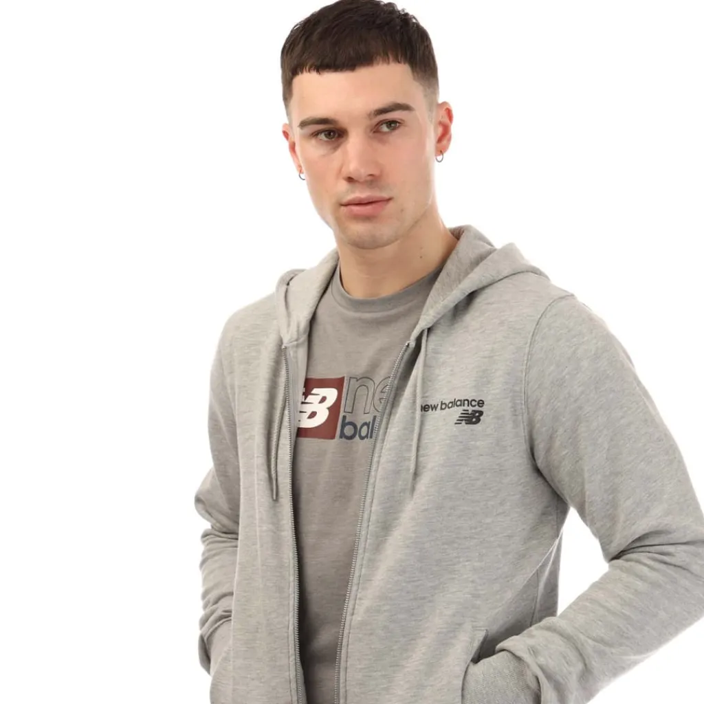 Sweatshirts*New Balance Classic Core Full-Zip Hoodie in Grey
