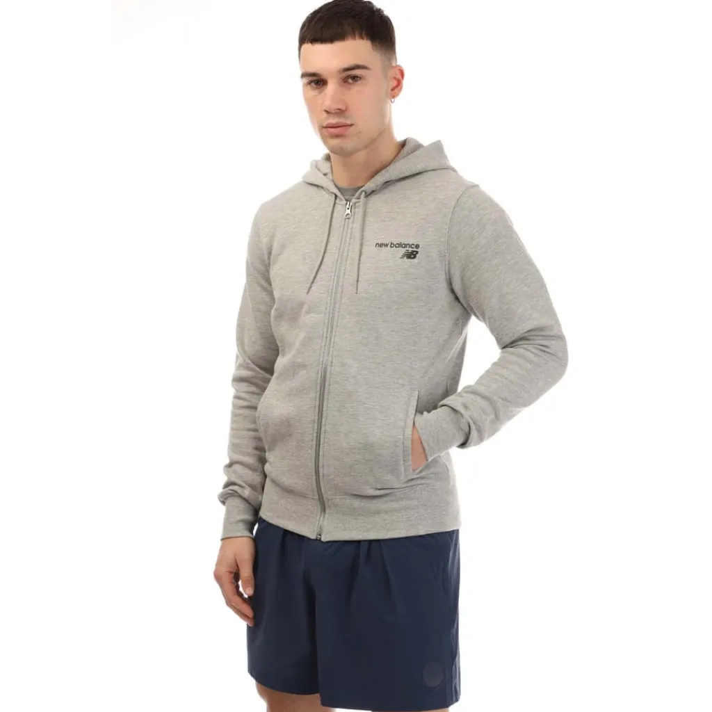 Sweatshirts*New Balance Classic Core Full-Zip Hoodie in Grey