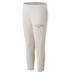 Trousers*New Balance Essentials Varsity Fleece Pants in White