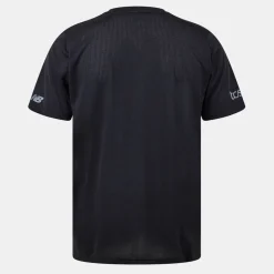 Fitness And Gym Tops*New Balance Mens Balance Ath Ss Bk Smal Running Top in Black