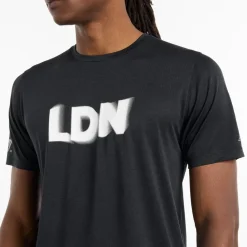 Fitness And Gym Tops*New Balance Mens Balance Ath Ss Bk Smal Running Top in Black