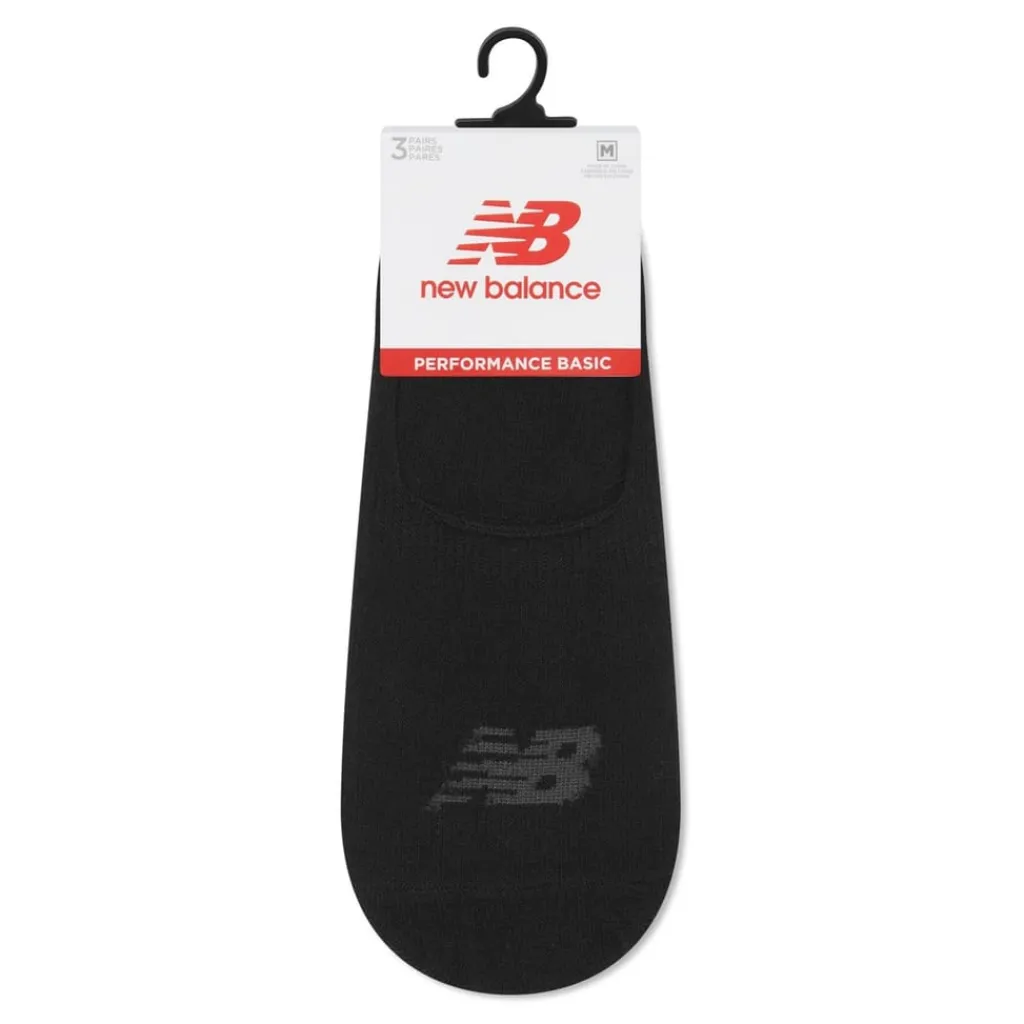 Underwear And Socks*New Balance No Show 3pk in Black