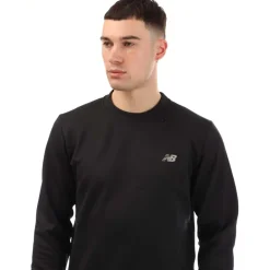 Fitness And Gymwear|Sweatshirts*New Balance Tech Knit Crewneck Sweatshirt in Black
