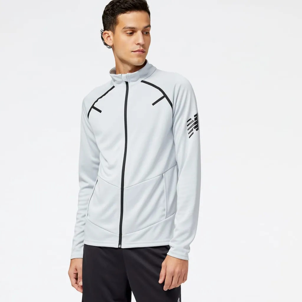 Coats And Jackets*New Balance Tenacity Football Training Track Jacket in White