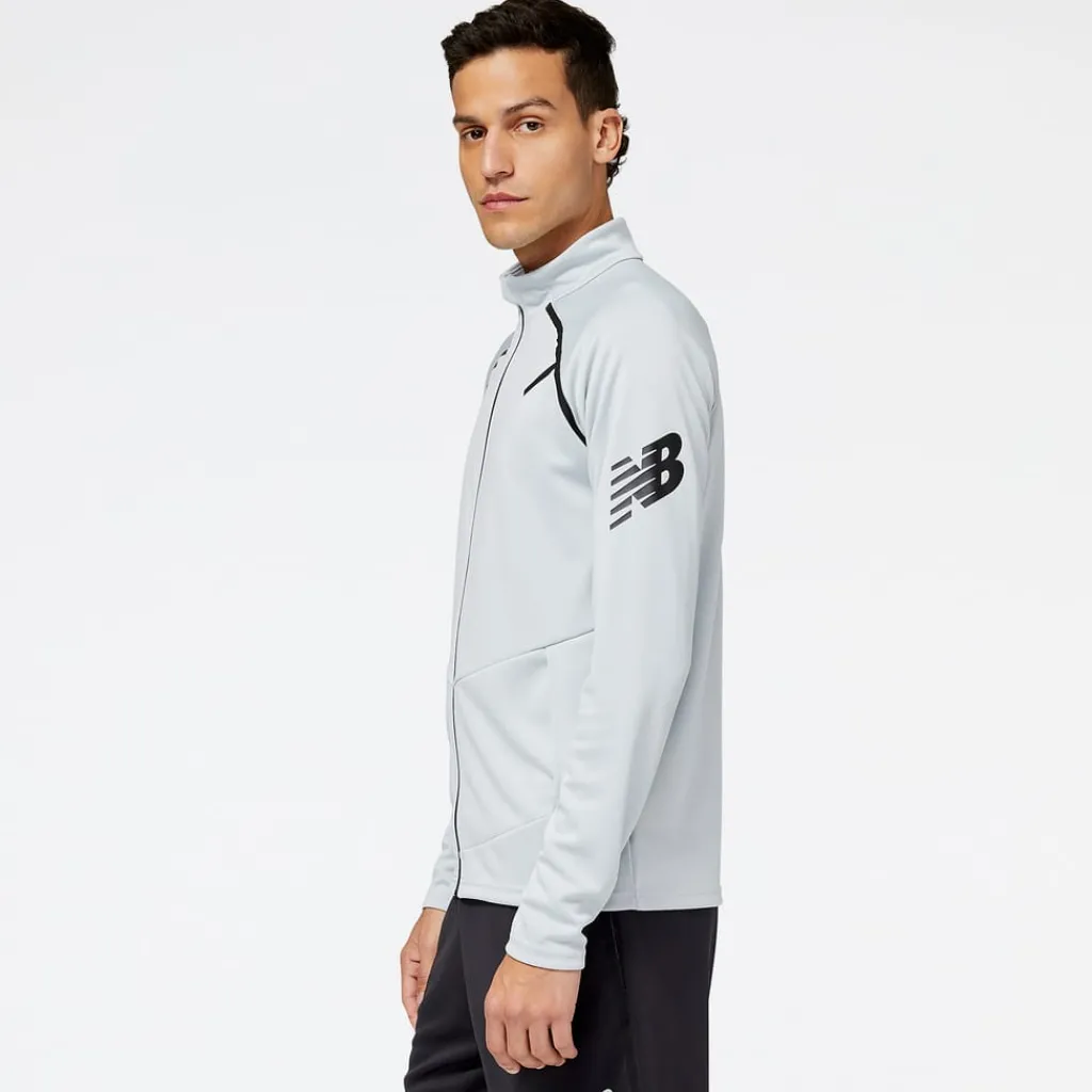 Coats And Jackets*New Balance Tenacity Football Training Track Jacket in White