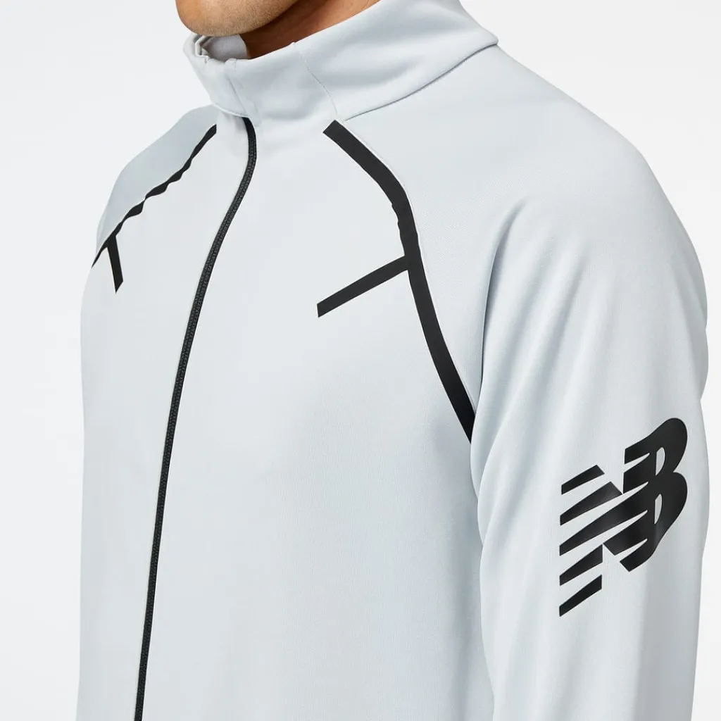 Coats And Jackets*New Balance Tenacity Football Training Track Jacket in White