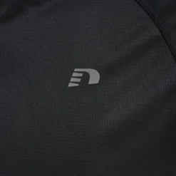 Fitness And Gym Tops*Newline Crew Neck Long Sleeve Regular Fit Tee in Black