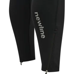 Fitness And Gym Pants*Newline Warm Tights with Reflective Accent in Black