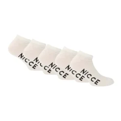 Underwear And Socks*NICCE Mens 5 Pack Annis Sport Socks in White