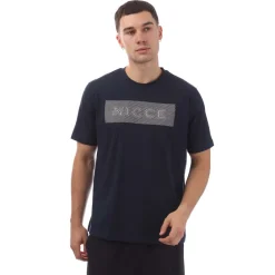 T-Shirts And Vests*NICCE Mens Alttio Logo T-Shirt in Navy