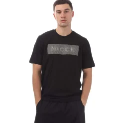 T-Shirts And Vests*NICCE Mens Alttio Logo T-Shirt in Black