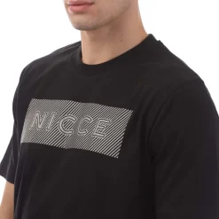 T-Shirts And Vests*NICCE Mens Alttio Logo T-Shirt in Black