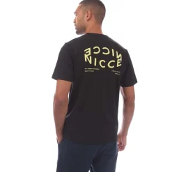 T-Shirts And Vests*NICCE Mens Tanetta Logo T-Shirt in Black