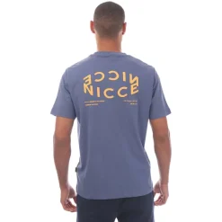 T-Shirts And Vests*NICCE Mens Tanetta Logo T-Shirt in Blue