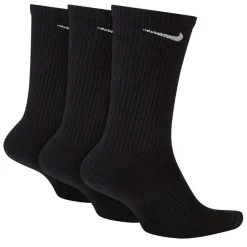 Underwear And Socks*Nike 3 Pack Crew Socks Mens in Black