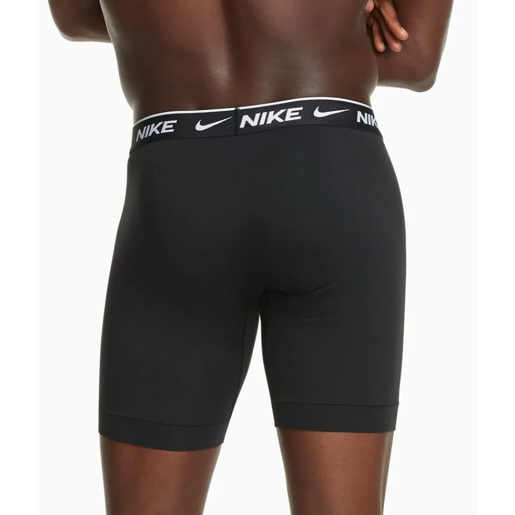 Underwear And Socks*Nike 3 Pack Long Boxers Mens in Black