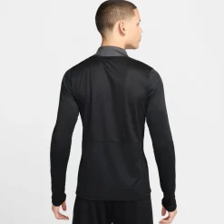 Fitness And Gymwear*Nike Academy Pro Dri Fit Mock Neck Long Sleeve Sweatshirt in Black