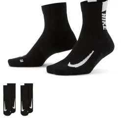 Underwear And Socks*Nike Ankle 2 Pack Running Socks in Black