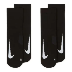 Underwear And Socks*Nike Ankle 2 Pack Running Socks in Black