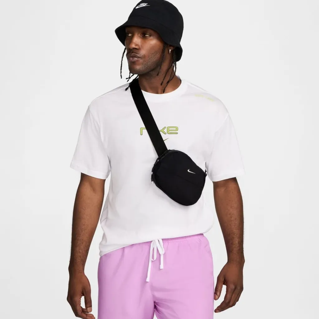 Bags*Nike Aura Fanny Pack with Detachable Strap in Black