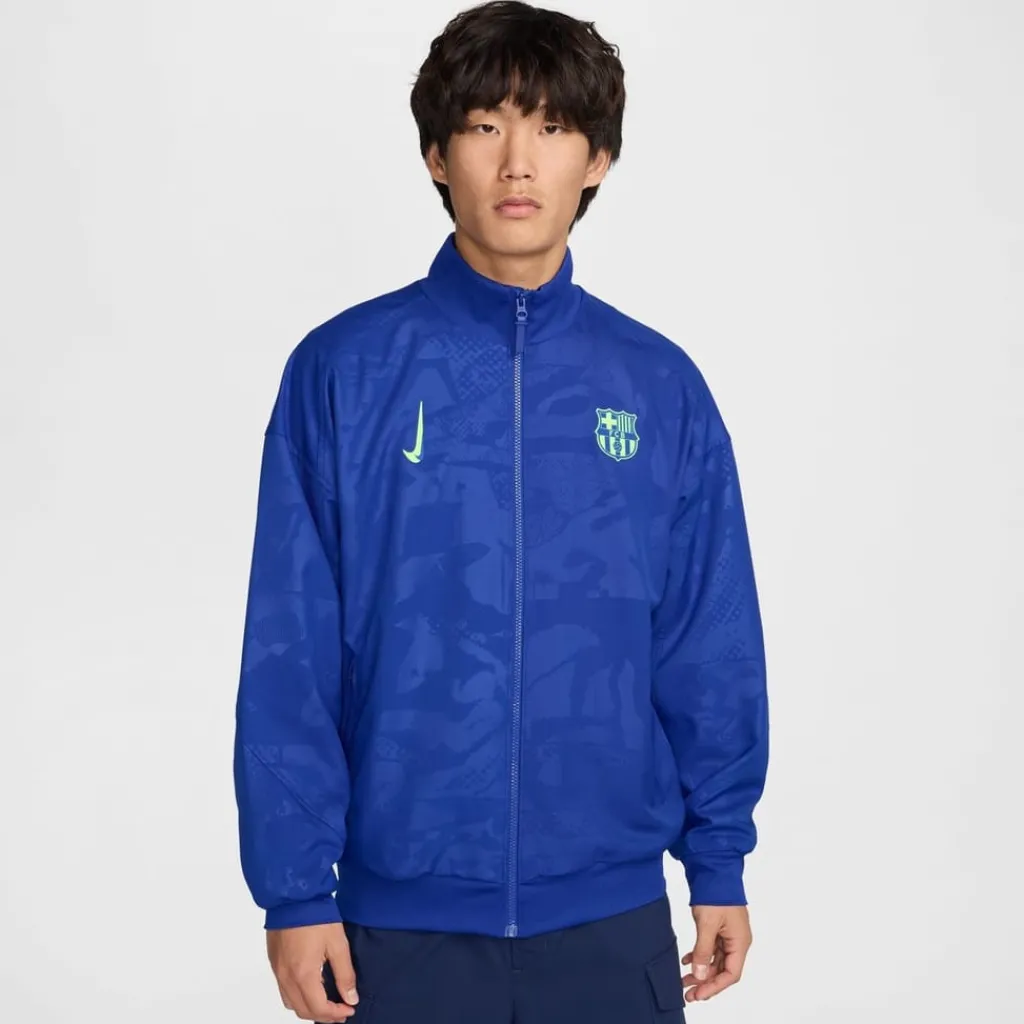 Tracksuits*Nike Barcelona Dri Fit Track Football Jacket in Beige