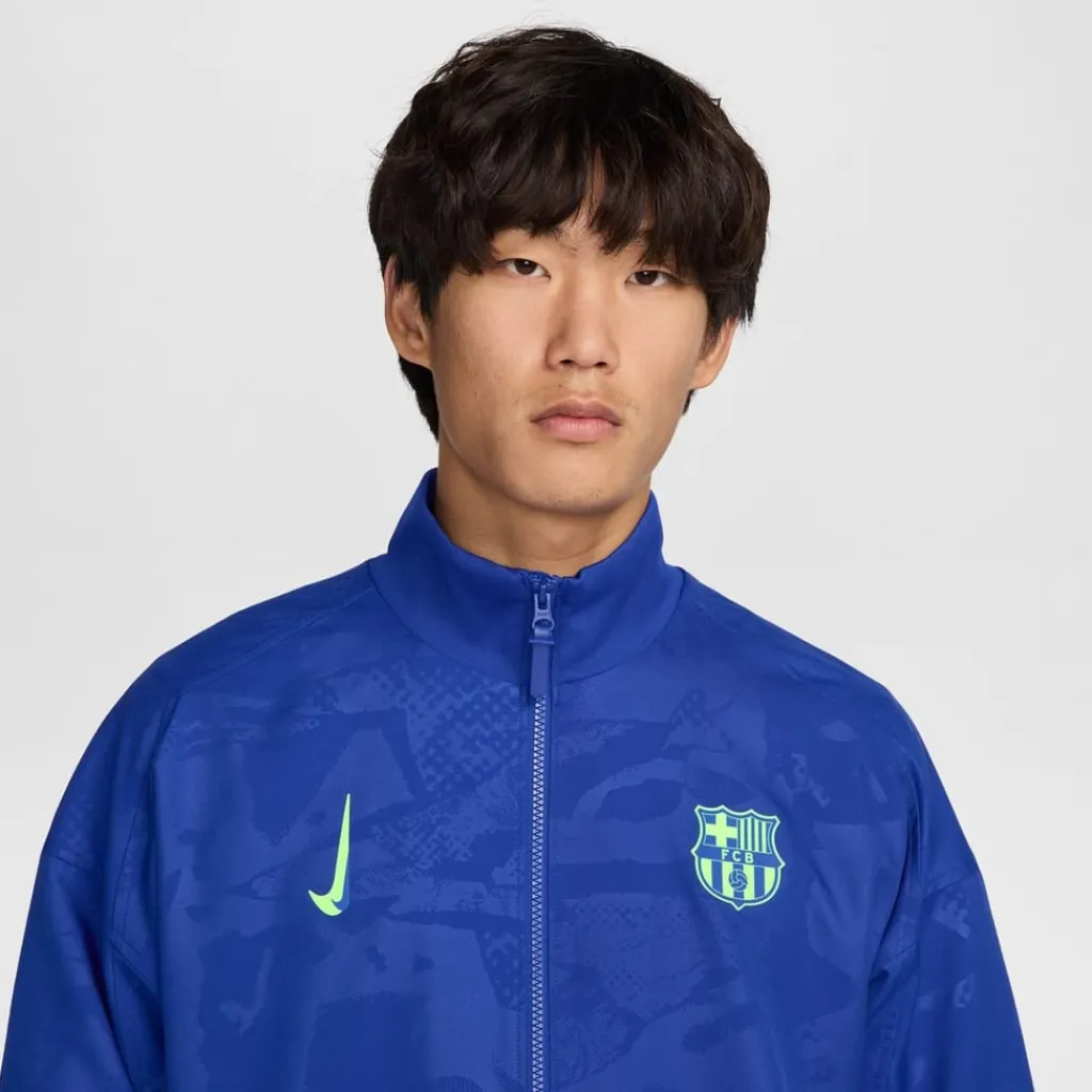 Tracksuits*Nike Barcelona Dri Fit Track Football Jacket in Beige