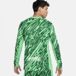 Football And Rugby Clothing*Nike Barcelona Home Goalkeeper Shirt 2024 2025 Adults in Green
