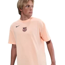 Football And Rugby Clothing*Nike Barcelona T90 T-Shirt Adults in Beige