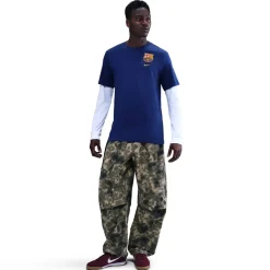 Football And Rugby Clothing*Nike Barcelona T-Shirt Adults in Blue