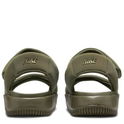 Slippers*Nike Calm Flat Heel Slide Sandals in Green