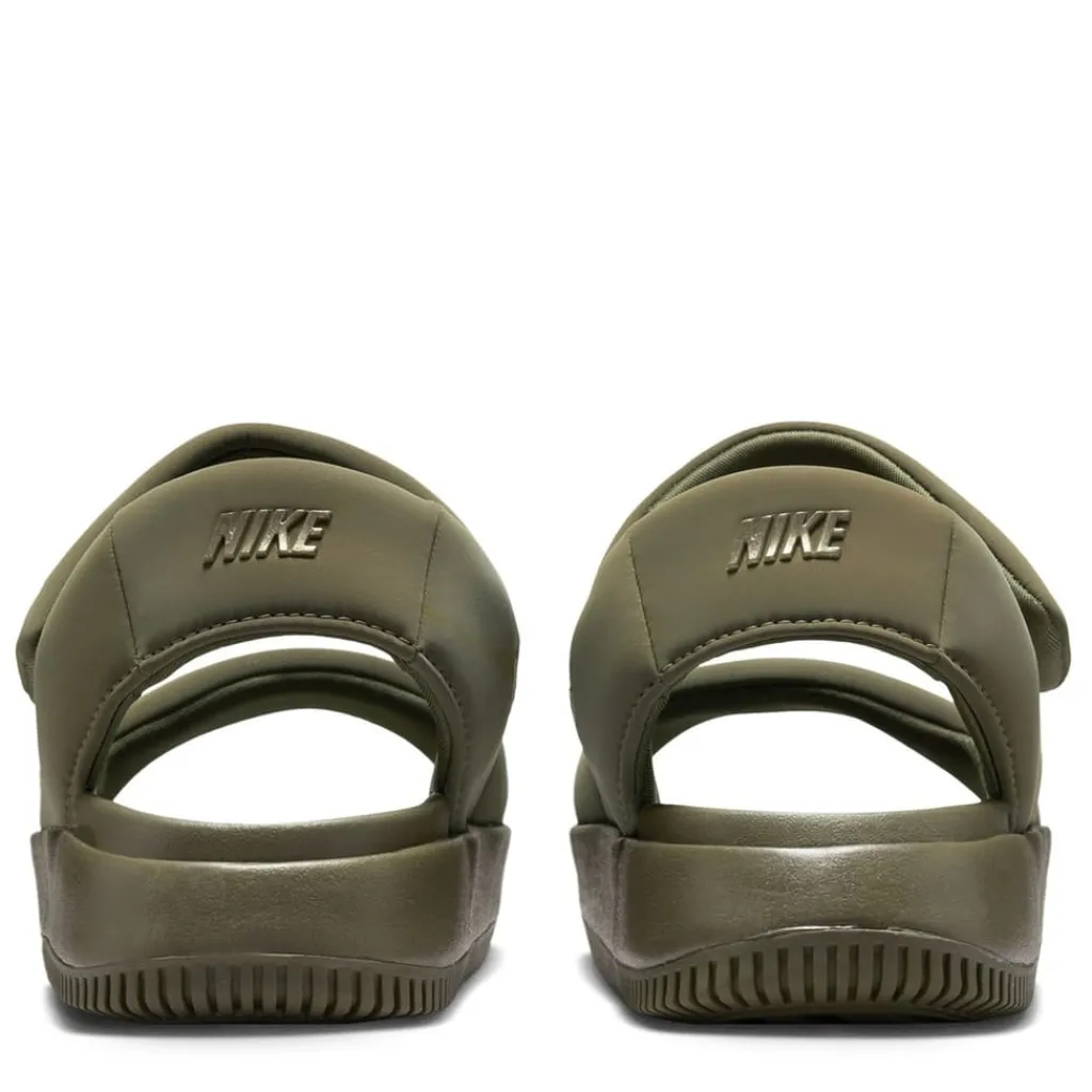 Slippers*Nike Calm Flat Heel Slide Sandals in Green