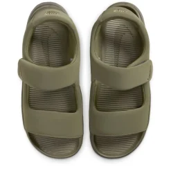Slippers*Nike Calm Flat Heel Slide Sandals in Green