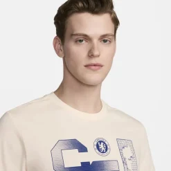 Football And Rugby Clothing*Nike Chelsea Futura T-Shirt Adults in Beige