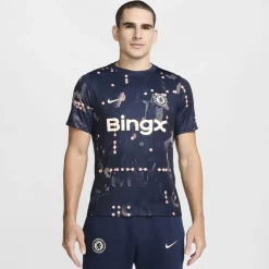 Football And Rugby Clothing*Nike Chelsea Pre Match Shirt Adults in Black