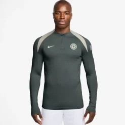 Fitness And Gym Tops*Nike Chelsea Strike Drill Top Adults in Green