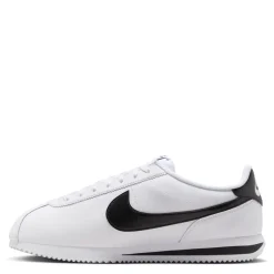 Trainers*Nike Cortez Low Top Flat Heel Sneakers in White