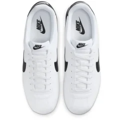 Trainers*Nike Cortez Low Top Flat Heel Sneakers in White