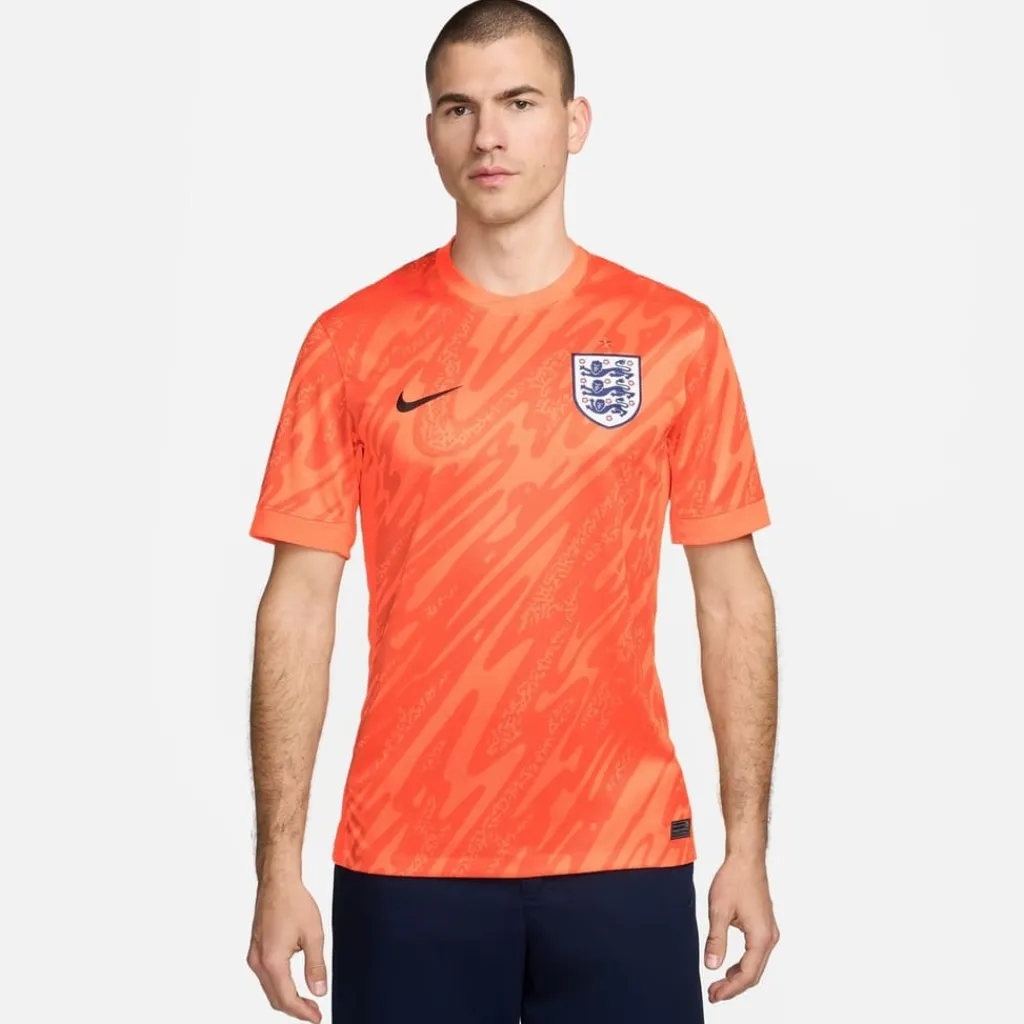 Football And Rugby Clothing*Nike England Goalkeeper Shirt 2024 Adults in Orange