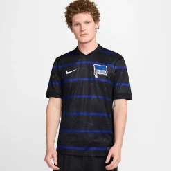 Football And Rugby Clothing*Nike Hertha Bsc Away Shirt 2024 2025 Adults in Black