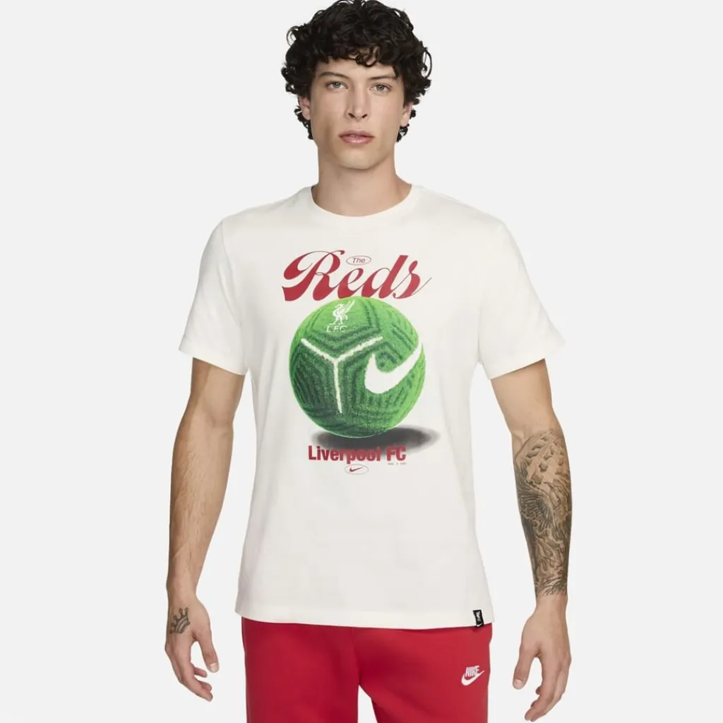 Football And Rugby Clothing*Nike HM Crew Neck Regular Fit T-Shirt in Beige