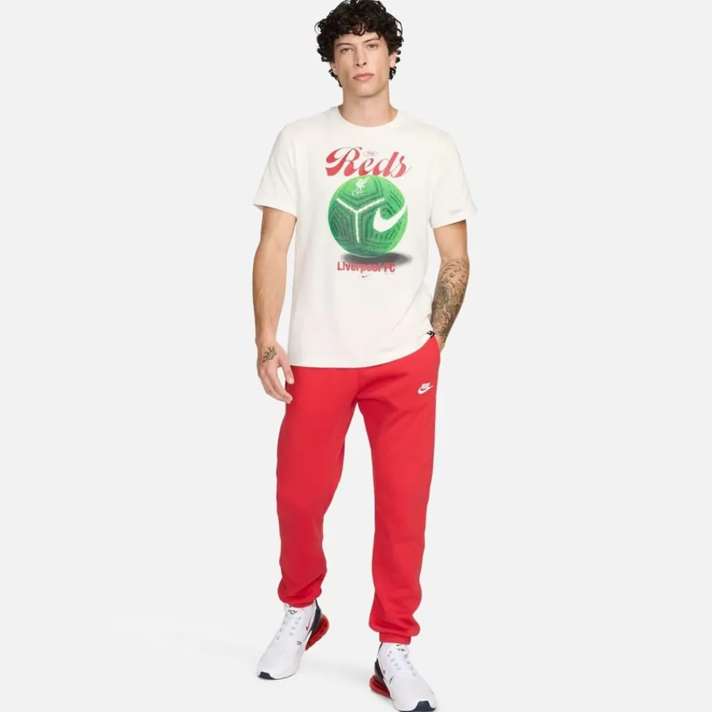Football And Rugby Clothing*Nike HM Crew Neck Regular Fit T-Shirt in Beige