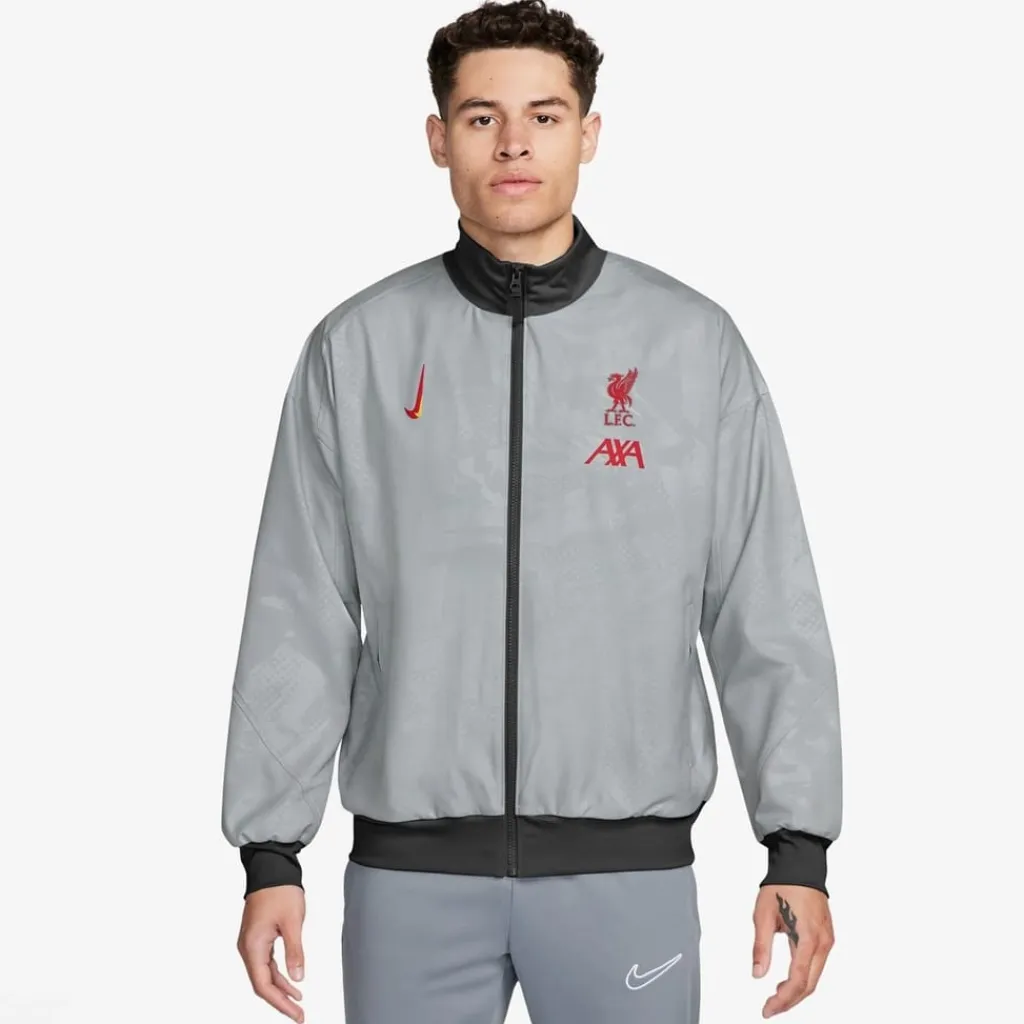 Tracksuits*Nike Liverpool Strike Third Anthem Jacket 2024 2025 Adults in Grey