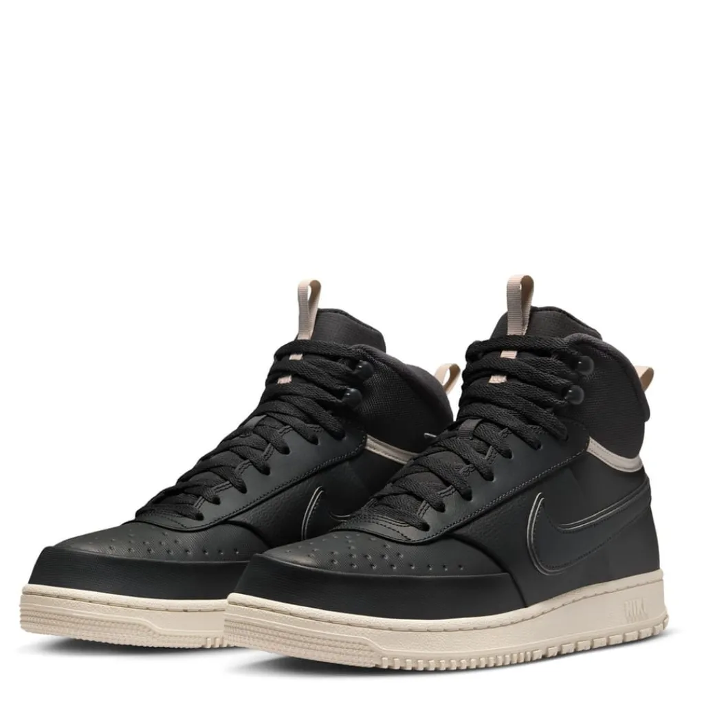 Boots*Nike Mens Court Vision Mid Winter Shoes in Grey