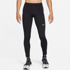Fitness And Gym Pants*Nike Mens Dri Fit Challenger Running Tights in Black